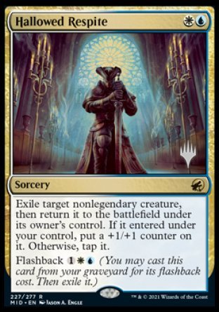 Hallowed Respite (Promo Pack) [Innistrad: Midnight Hunt Promo Pack]