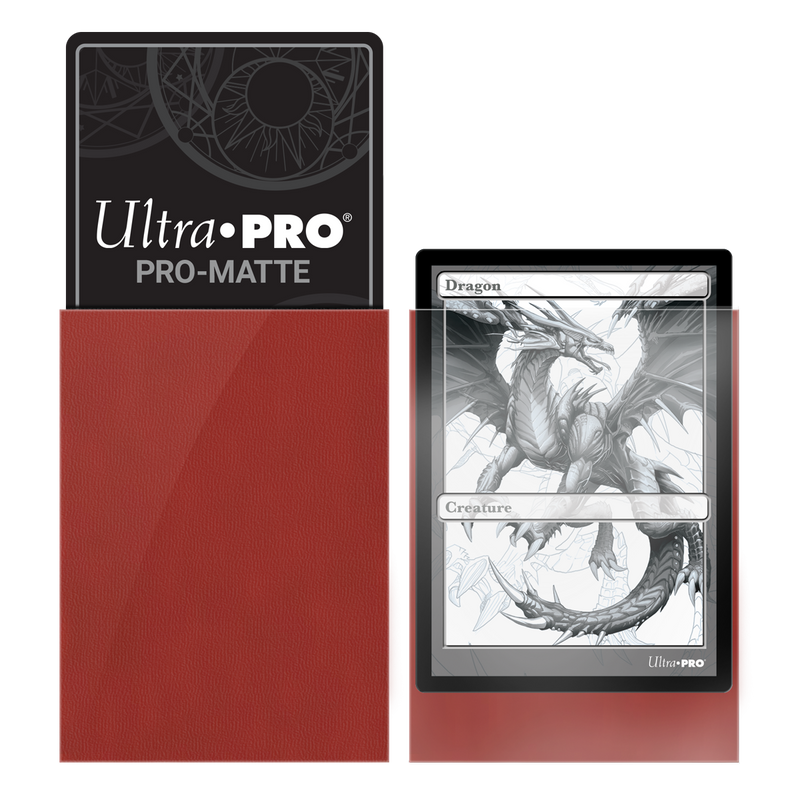 Ultra PRO: Standard 50ct Sleeves - PRO-Matte (Red)