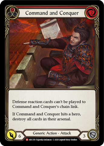 Command and Conquer [U-ARC159] (Arcane Rising Unlimited) Unlimited Rainbow Foil