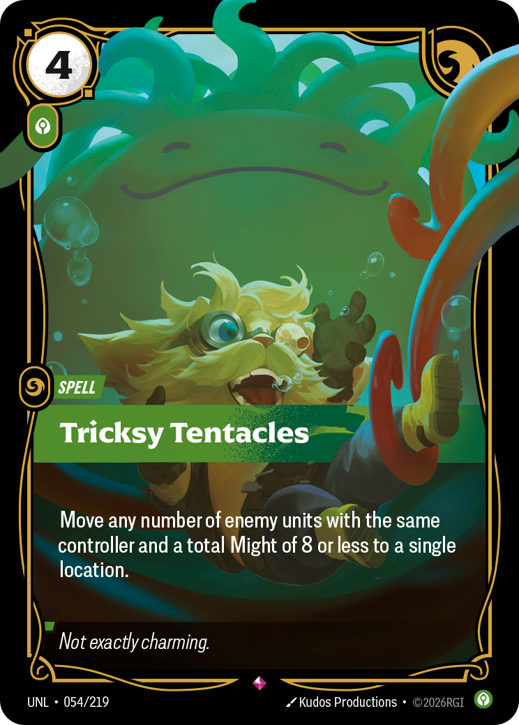 front of card Tricksy Tentacles [Unleashed] 054/219