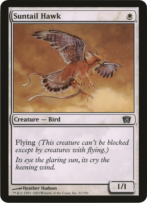 (Oversized) Suntail Hawk [Eighth Edition Box Topper]