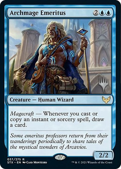 Archmage Emeritus (Promo Pack) [Strixhaven: School of Mages Promo Pack]