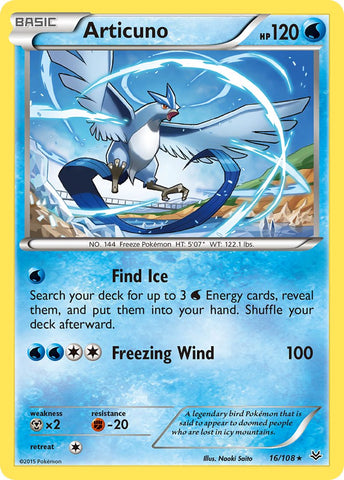 Articuno (16/108) (XY: Roaring Skies) [Theme Deck Exclusive]