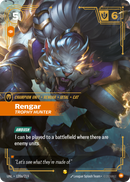front of card Rengar, Trophy Hunter (Alternate Art) [Unleashed] 120a/219