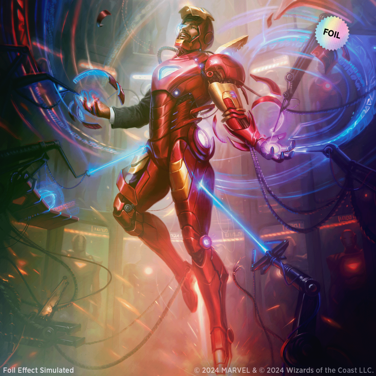 Secret Lair Drop: Secret Lair x Marvel's Iron Man (Rainbow Foil Edition)