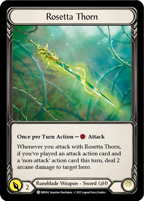 Rosetta Thorn [BRI004] (Tales of Aria Briar Blitz Deck) 1st Edition Normal