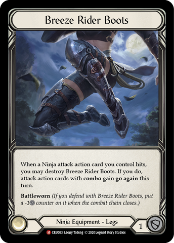 Breeze Rider Boots [CRU053] (Crucible of War) 1st Edition Cold Foil