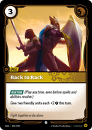 front of card Back to Back [Origins]