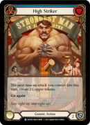 High Striker (Blue) [EVR166] (Everfest) 1st Edition Extended Art Rainbow Foil