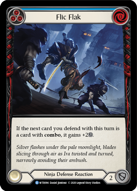 Flic Flak (Blue) [U-WTR094] (Welcome to Rathe Unlimited) Unlimited Rainbow Foil