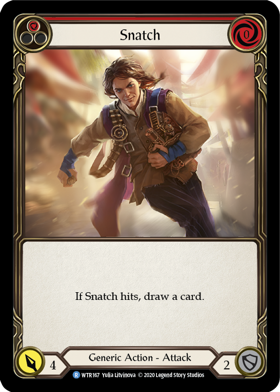 Snatch (Red) [U-WTR167] (Welcome to Rathe Unlimited) Unlimited Rainbow Foil