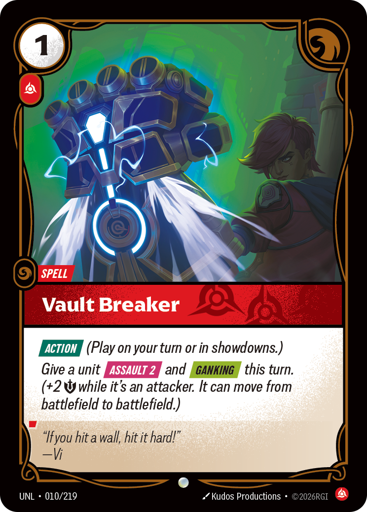 front of card Vault Breaker [Unleashed] 010/219