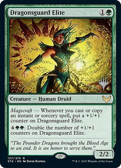 Dragonsguard Elite (Promo Pack) [Strixhaven: School of Mages Promo Pack]