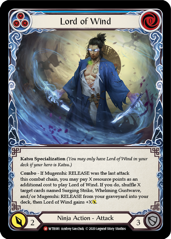 Lord of Wind [U-WTR081] (Welcome to Rathe Unlimited) Unlimited Normal