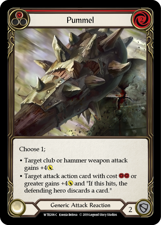 Pummel (Red) [WTR206-C] (Welcome to Rathe) Alpha Print Rainbow Foil