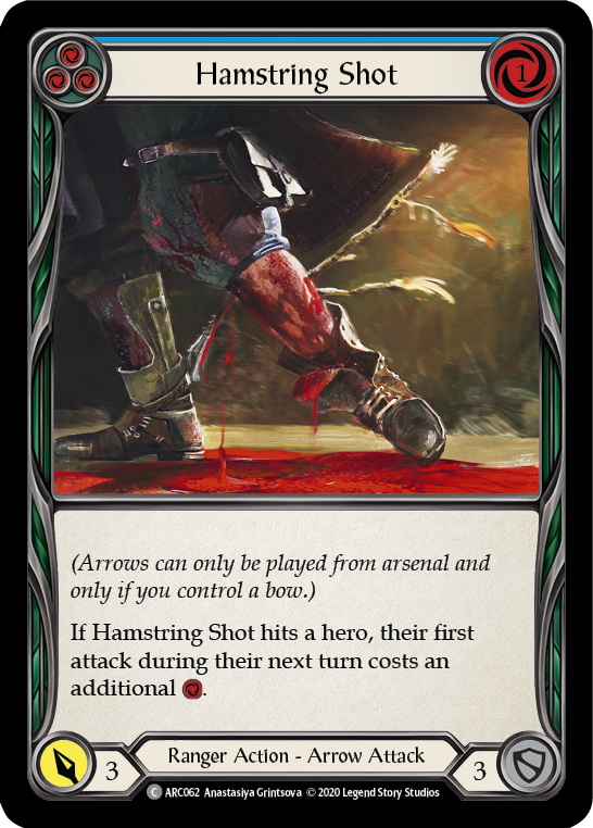 Hamstring Shot (Blue) [U-ARC062] (Arcane Rising Unlimited) Unlimited Normal