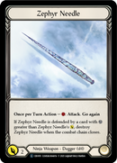 Zephyr Needle [U-CRU051] (Crucible of War Unlimited) Unlimited Rainbow Foil