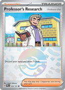 Professor's Research (122/131) Professor Oak (Poke Ball Pattern) [Scarlet & Violet: Prismatic Evolutions]
