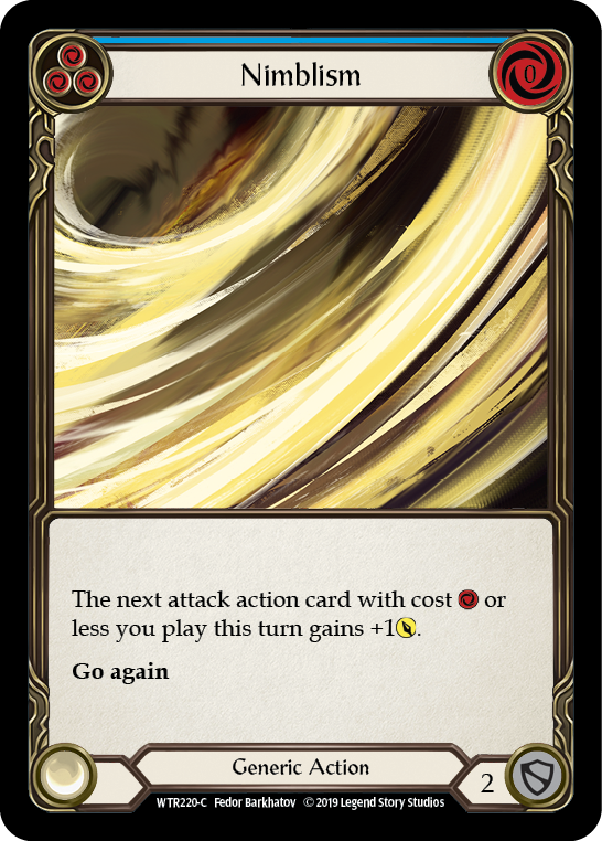 Nimblism (Blue) [WTR220-C] (Welcome to Rathe) Alpha Print Rainbow Foil