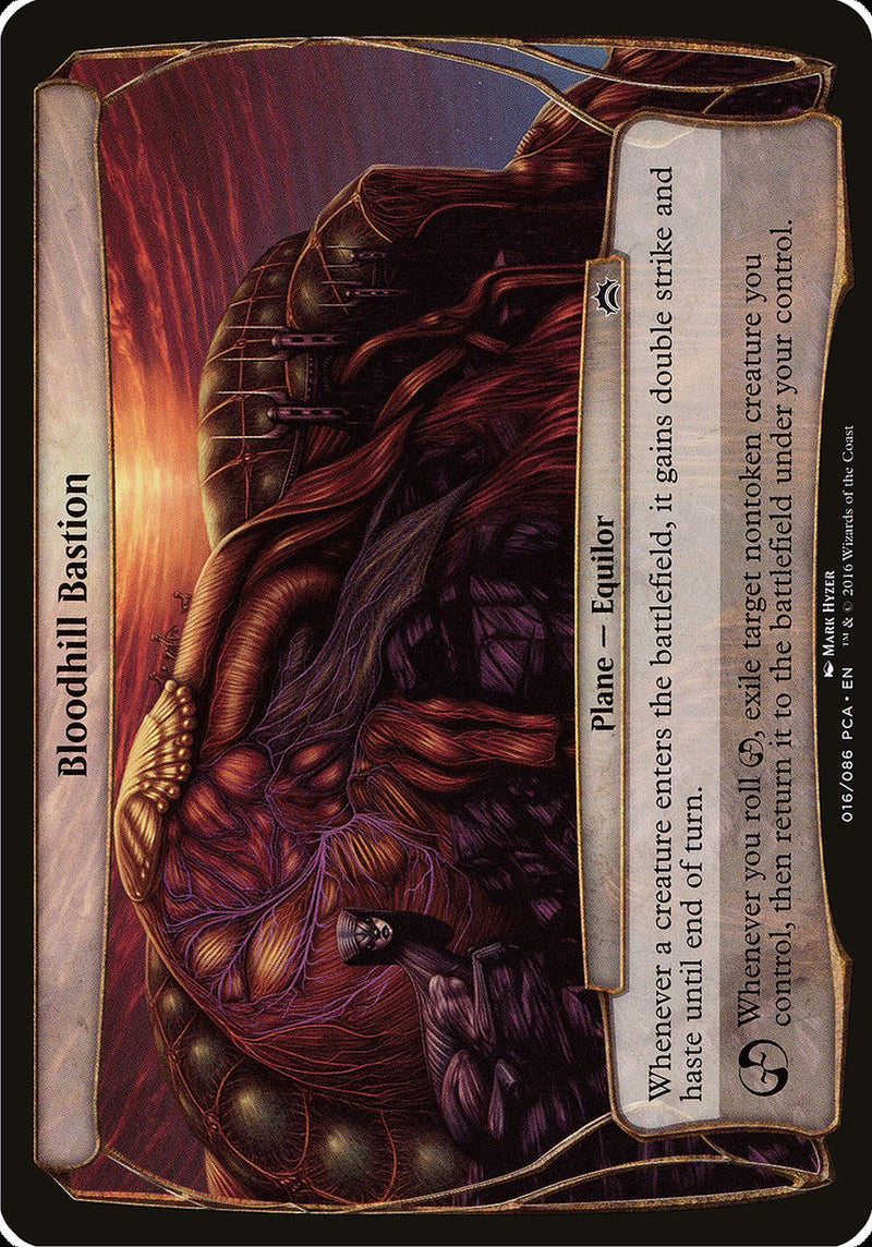 (Oversized Plane) Bloodhill Bastion [Planechase Anthology Planes]