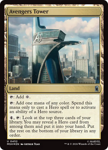 Avengers Tower (Surge Foil) [Marvel Super Heroes]
