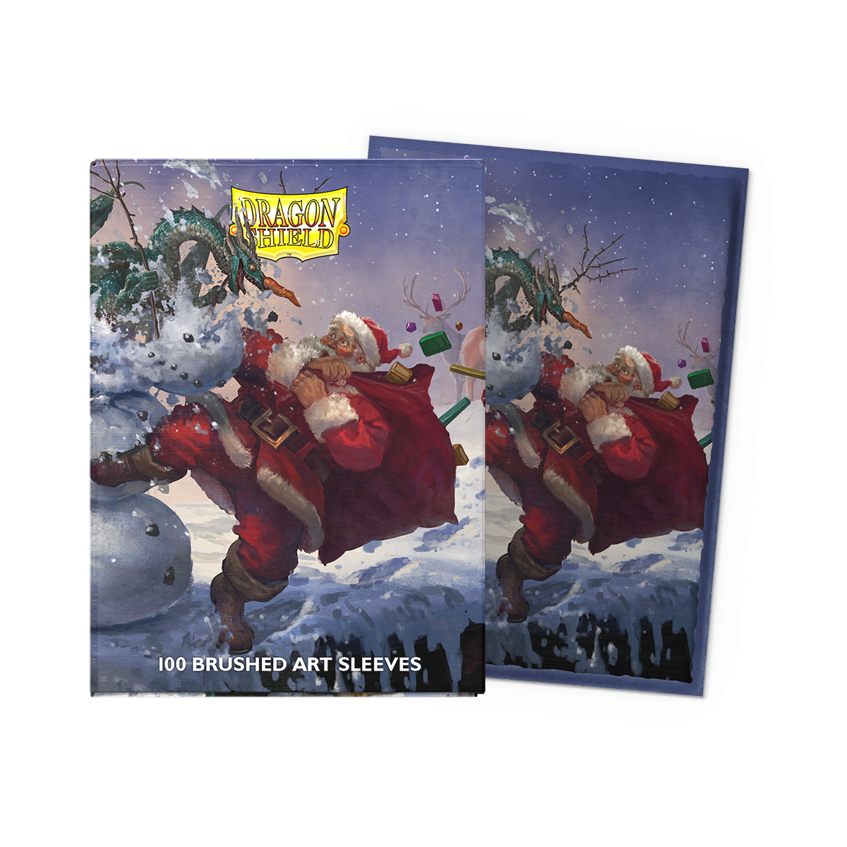 Dragon Shield: Standard 100ct Brushed Art Sleeves - Christmas 2025
