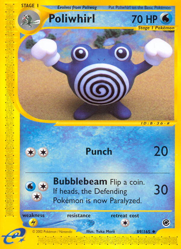 Poliwhirl (89/165) [Expedition: E-Card Base Set]