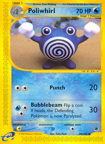 Poliwhirl (89/165) [Expedition: E-Card Base Set]
