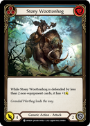 Stony Woottonhog (Blue) [MON286-RF] (Monarch) 1st Edition Rainbow Foil