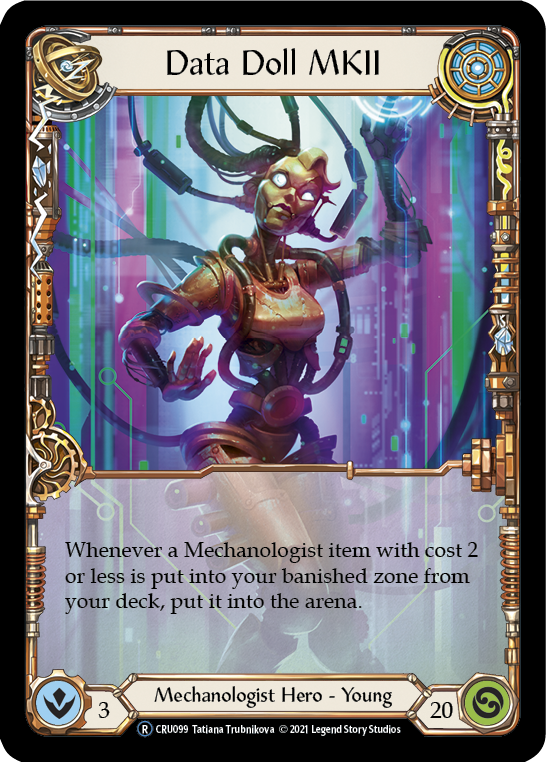 Data Doll MKII [U-CRU099] (Crucible of War Unlimited) Unlimited Rainbow Foil