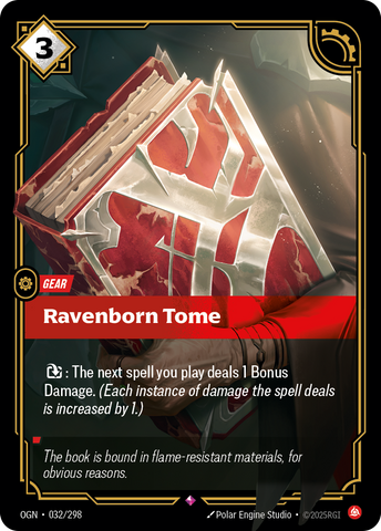 front of card Ravenborn Tome [Origins] #032