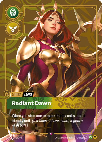 front of card Leona, Radiant Dawn [Origins] #261