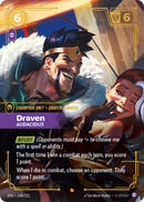 front of card Draven, Audacious [Spiritforged] 148/221
