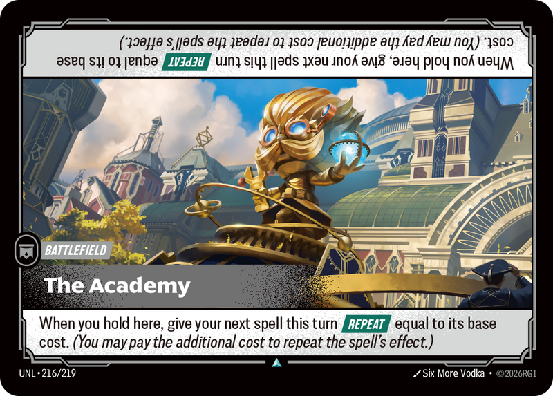 front of card The Academy [Unleashed] 216/219