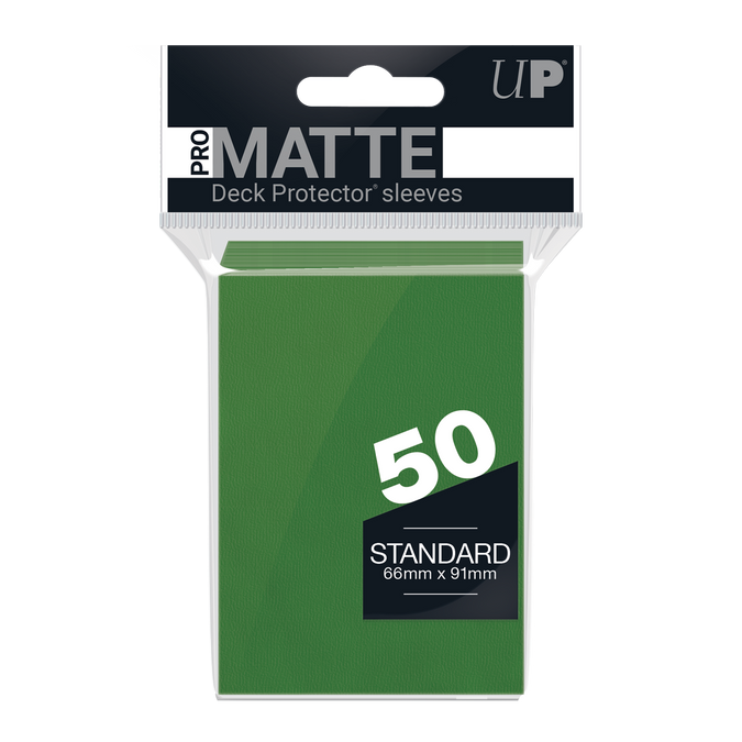 Ultra PRO: Standard 50ct Sleeves - PRO-Matte (Green)