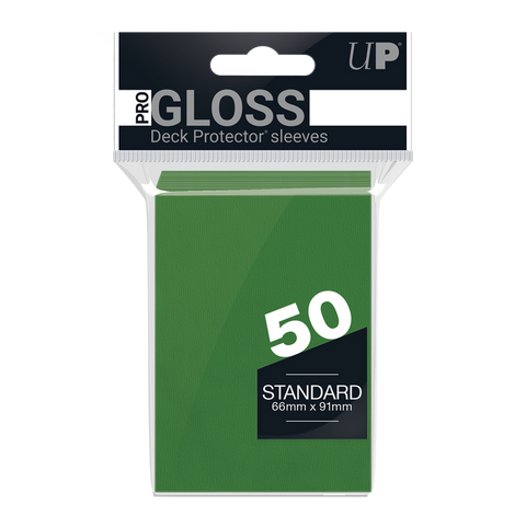Ultra PRO: Standard 50ct Sleeves - PRO-Gloss (Green)