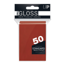 Ultra PRO: Standard 50ct Sleeves - PRO-Gloss (Red)