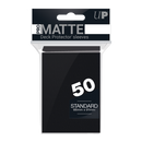 Ultra PRO: Standard 50ct Sleeves - PRO-Matte (Black)