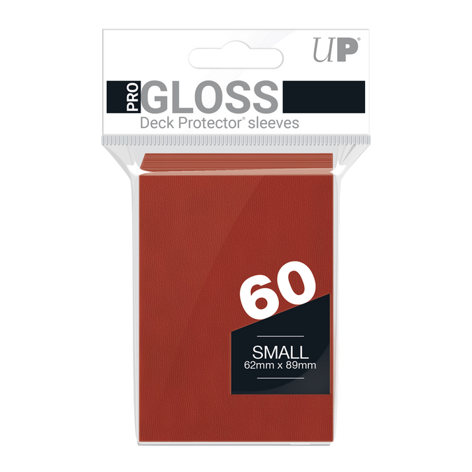 Ultra PRO: Small 60ct Sleeves - PRO-Gloss (Red)