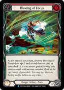 Blessing of Focus (Red) [DYN159] (Dynasty) Rainbow Foil