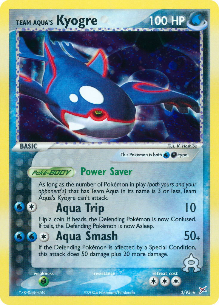Team Aqua's Kyogre (3/95) (EX: Team Magma vs Team Aqua) [Theme Deck Exclusive]