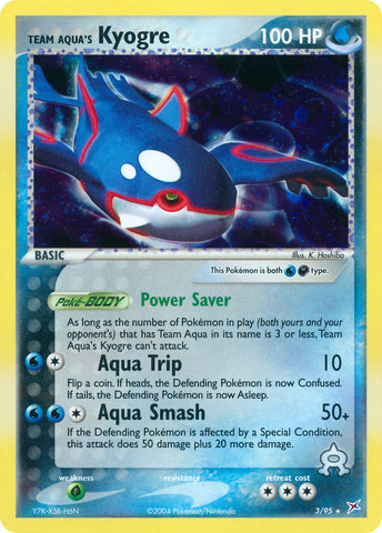 Team Aqua's Kyogre (3/95) (EX: Team Magma vs Team Aqua) [Theme Deck Exclusive]