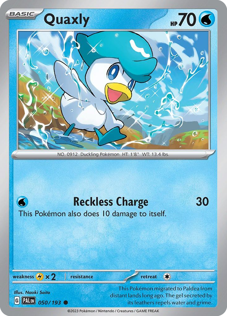 Quaxly (050/193) (Scarlet & Violet: Paldea Evolved) [Theme Deck Exclusive]