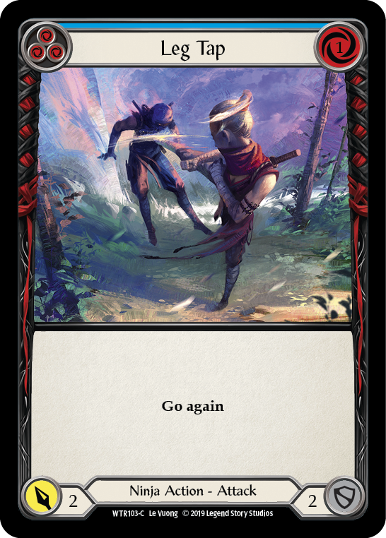 Leg Tap (Blue) [WTR103-C] (Welcome to Rathe) Alpha Print Rainbow Foil