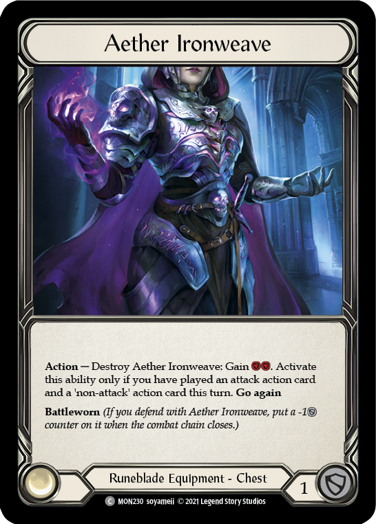 Aether Ironweave [MON230] (Monarch) 1st Edition Normal