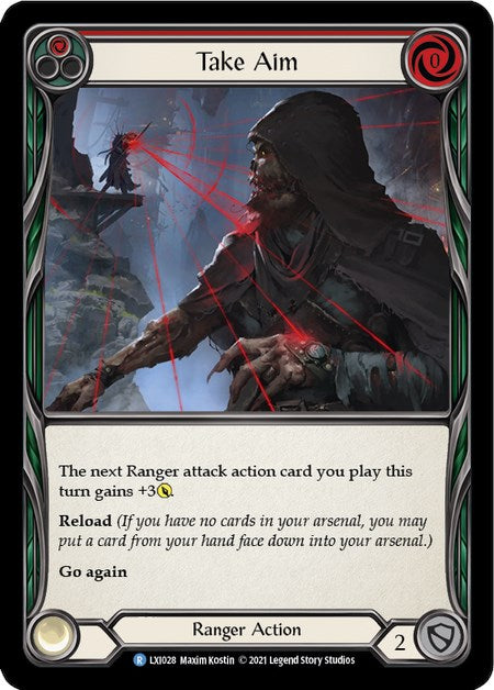 Take Aim (Red) [LXI028] (Tales of Aria Lexi Blitz Deck) 1st Edition Normal