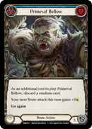 Primeval Bellow (Blue) [RNR026-C] (Rhinar Hero Deck) 1st Edition Normal