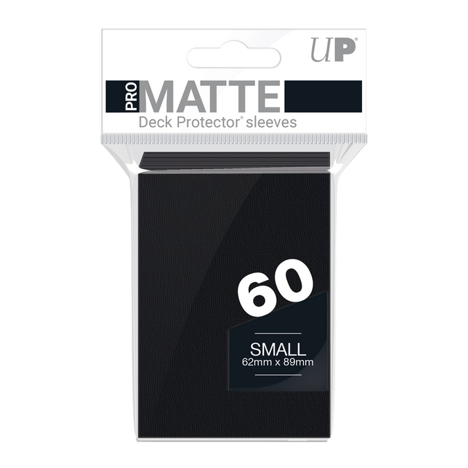 Ultra PRO: Small 60ct Sleeves - PRO-Matte (Black)