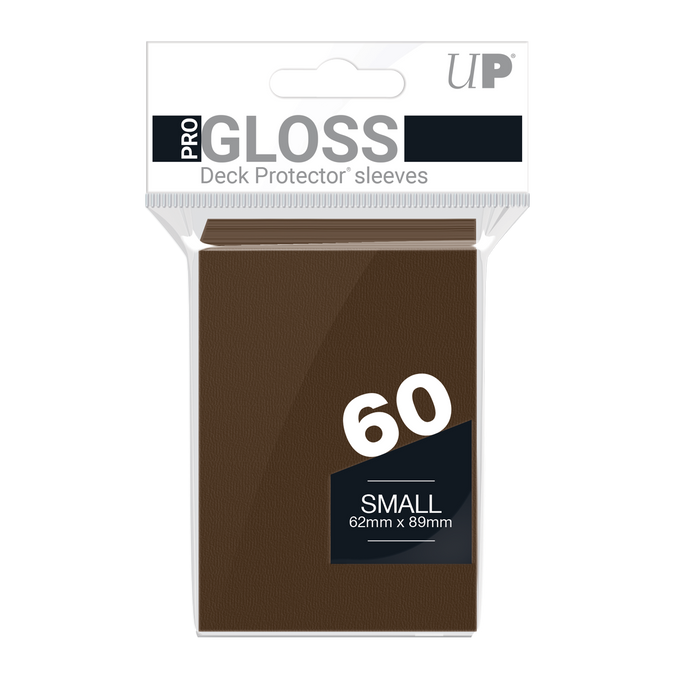 Ultra PRO: Small 60ct Sleeves - PRO-Gloss (Brown)