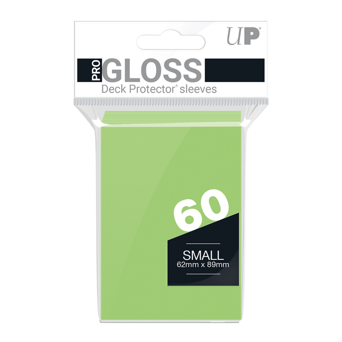 Ultra PRO: Small 60ct Sleeves - PRO-Gloss (Lime Green)